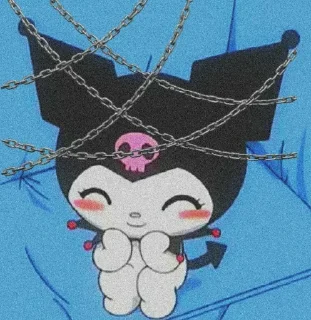 🖤-Kuromi @gavasja, Telegram Sticker