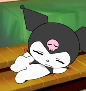 🖤-Kuromi @gavasja, Telegram Sticker