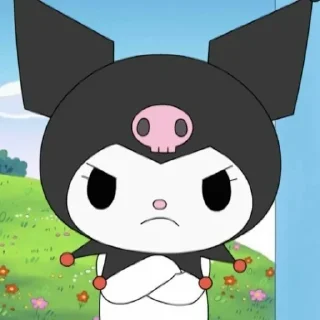🖤-Kuromi @gavasja, Telegram Sticker