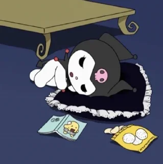 🔖-' Kuromi @breathin ,, Telegram Sticker