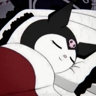 🧦-៹࣪˖⁩ kuromi's mood, @wrcking, Telegram Sticker