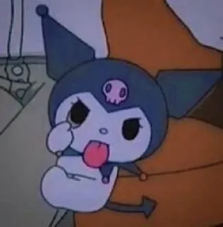 🧦-៹࣪˖⁩ kuromi's mood, @wrcking, Telegram Sticker