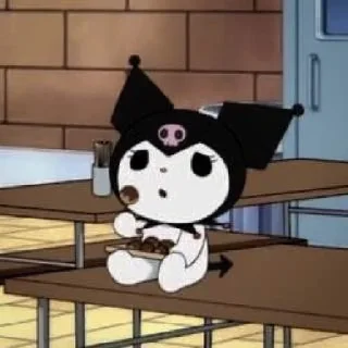 🧦-៹࣪˖⁩ kuromi's mood, @wrcking, Telegram Sticker