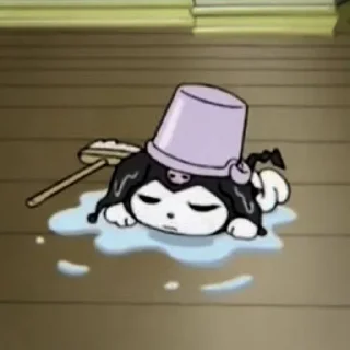🧦-៹࣪˖⁩ kuromi's mood, @wrcking, Telegram Sticker