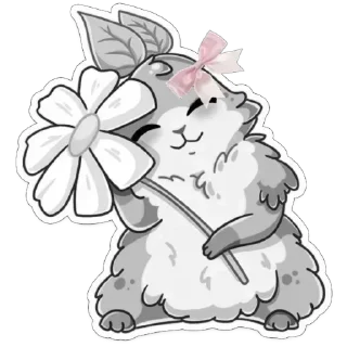 🌼-стики тут @ahnoee :: @fStikBot, Telegram Sticker