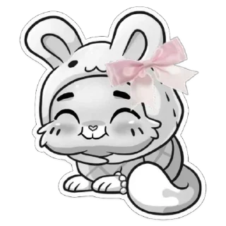 🐰-стики тут @ahnoee :: @fStikBot, Telegram Sticker