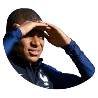 🤨-Kylian Mbappe, Telegram Sticker