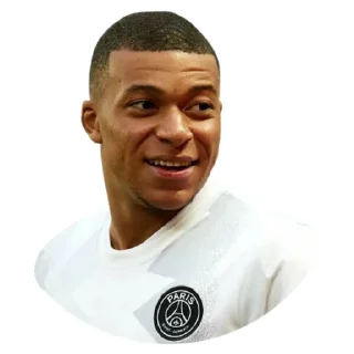 😄-Kylian Mbappe, Telegram Sticker