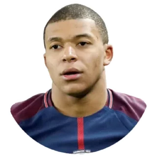 😐-Kylian Mbappe, Telegram Sticker