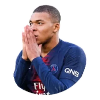 🙏-Kylian Mbappe, Telegram Sticker
