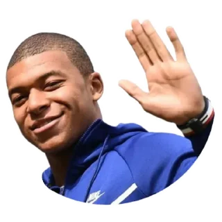 👋-Kylian Mbappe, Telegram Sticker