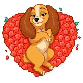 💝-Lady and the Tramp, Telegram Sticker