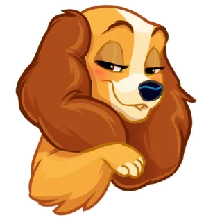 ☺️-Lady and the Tramp, Telegram Sticker
