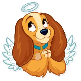 😇-Lady and the Tramp, Telegram Sticker