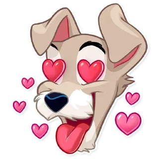 😍-Lady and the Tramp, Telegram Sticker
