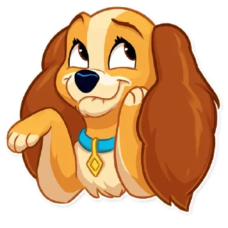 ☺️-Lady and the Tramp, Telegram Sticker