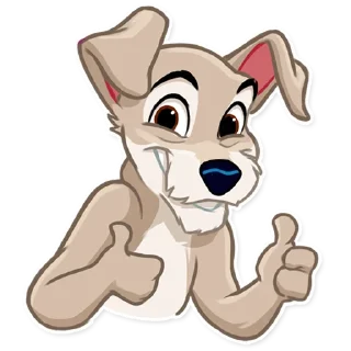 👍-Lady and the Tramp, Telegram Sticker