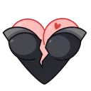 ❤️-Lady Cat, Telegram Sticker