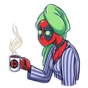 ☕️-Lady Deadpool, Telegram Sticker