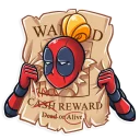 😐-Lady Deadpool, Telegram Sticker