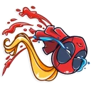 😢-Lady Deadpool, Telegram Sticker