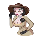 👆-Lady Dimitrescu, Telegram Sticker