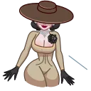 🚶‍♀️-Lady Dimitrescu, Telegram Sticker