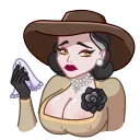 😭-Lady Dimitrescu, Telegram Sticker