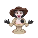 🤗-Lady Dimitrescu, Telegram Sticker