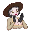 😨-Lady Dimitrescu, Telegram Sticker
