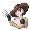 👋-Lady Dimitrescu, Telegram Sticker