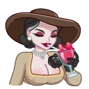 🍷-Lady Dimitrescu, Telegram Sticker