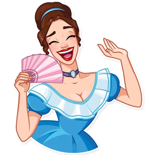 Lady Marie, telegram sticker