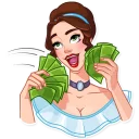 🤑-Lady Marie, Telegram Sticker