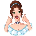 👍-Lady Marie, Telegram Sticker
