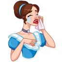 😭-Lady Marie, Telegram Sticker