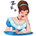 😴-Lady Marie, Telegram Sticker