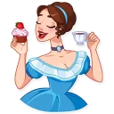 ☕-Lady Marie, Telegram Sticker