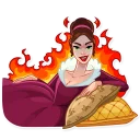 😈-Lady Marie, Telegram Sticker