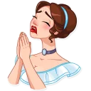 🙏-Lady Marie, Telegram Sticker