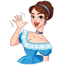 👋-Lady Marie, Telegram Sticker