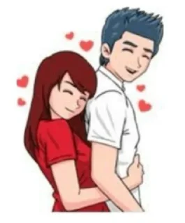 🤗-Cute Couple @adult_stickers69 :: @fStikBot, Telegram Sticker