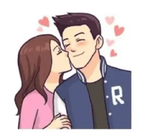 💋-Cute Couple @adult_stickers69 :: @fStikBot, Telegram Sticker