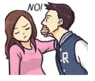 😒-Cute Couple @adult_stickers69 :: @fStikBot, Telegram Sticker