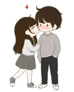 😘-Cute Couple @adult_stickers69 :: @fStikBot, Telegram Sticker