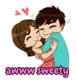 🤗-Cute Couple @adult_stickers69 :: @fStikBot, Telegram Sticker