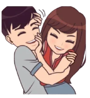 🤗-Cute Couple @adult_stickers69 :: @fStikBot, Telegram Sticker