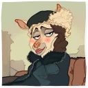 ☺️-Lamar the Critic, Telegram Sticker