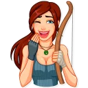 😂-Tomb Raider, Telegram Sticker