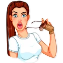 😨-Tomb Raider, Telegram Sticker
